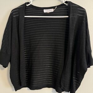 Calvin Klein Black Striped Sweater